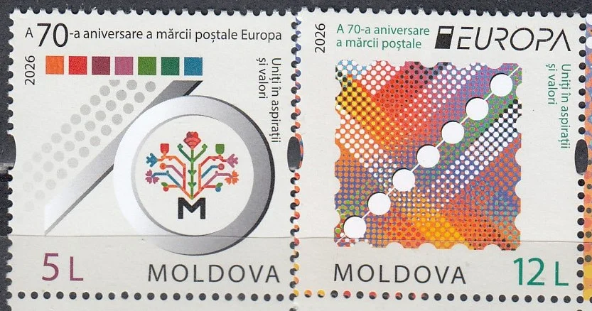 Молдова - Европа 2026. 70-летие почтовых марок EUROPA