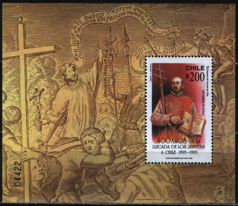 Чили - 400 лет иезуитам в Чили(1993).