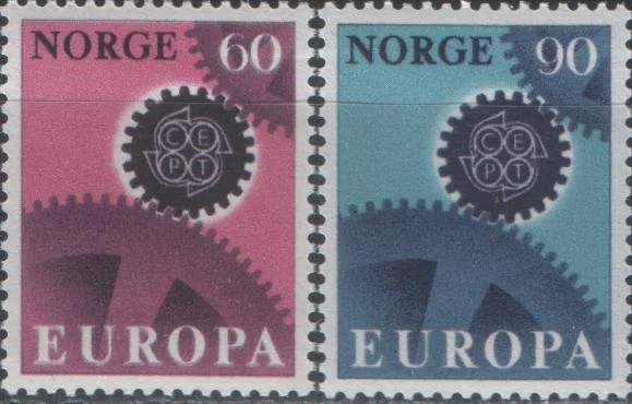 Норвегия - Европа 1967.