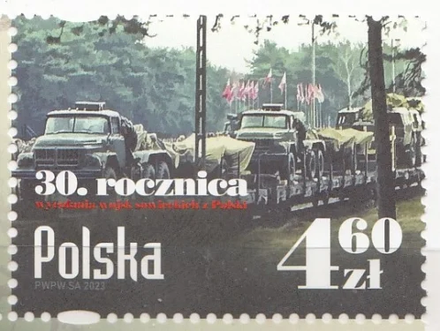Польша - 30-летие вывода советских войск из Польши(2023).