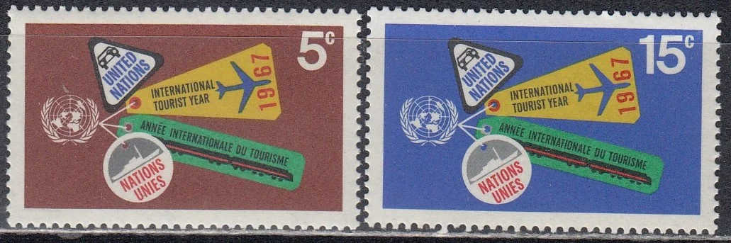 ООН(Нью-Йорк) - Международный год туриста(1967).