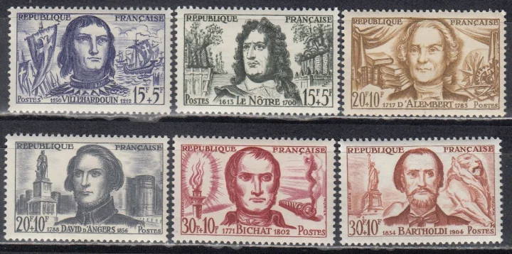 Франция - Знаменитые личности(1959).