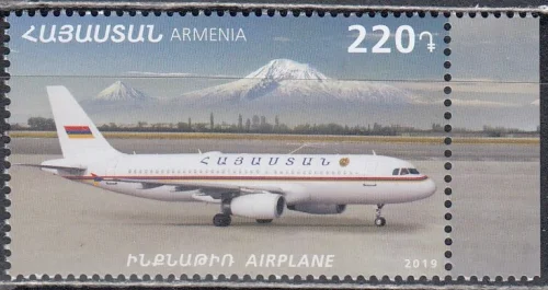 Армения - Гражданская авиация. Самолет(2019).