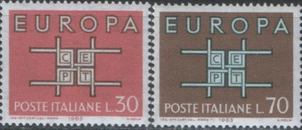 Италия - Европа 1963.