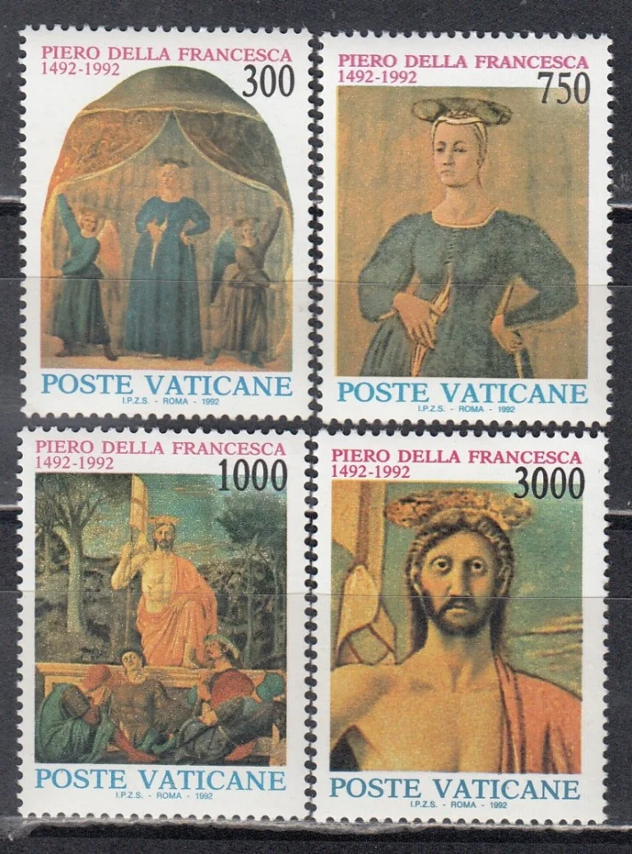 Ватикан - 500-летие со дня смерти Пьеро Делла Франческа(1992).