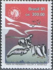Бразилия - Животные Антарктиды(1991).