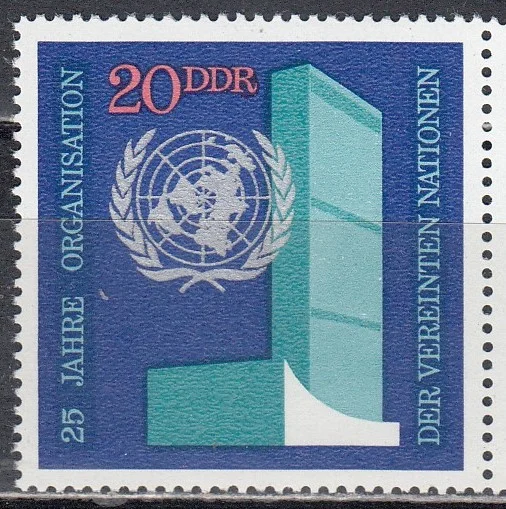 ГДР - 25 лет ООН(1970).
