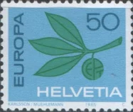 Швейцария - Европа 1965.