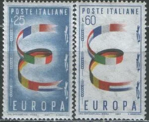 Италия - Европа 1957.