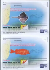 Россия - Рыбы Дальневосточных морей России. 4 ПК. 2018(15).