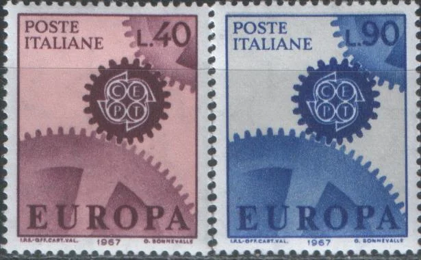 Италия - Европа 1967.