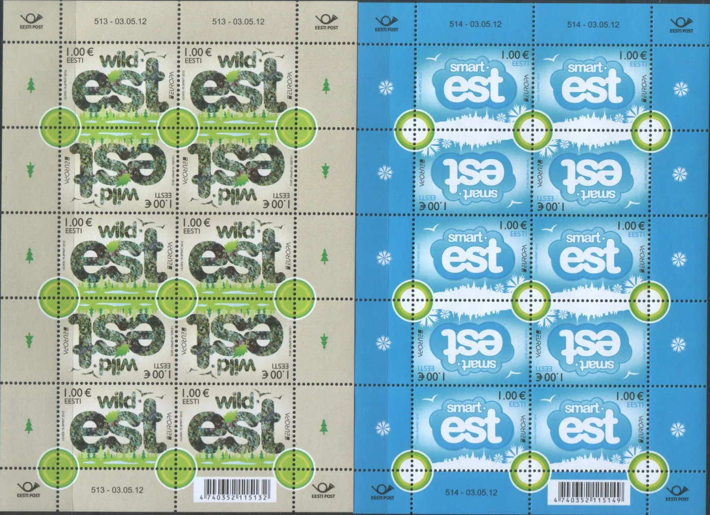 Эстония - Европа 2012(2мл).