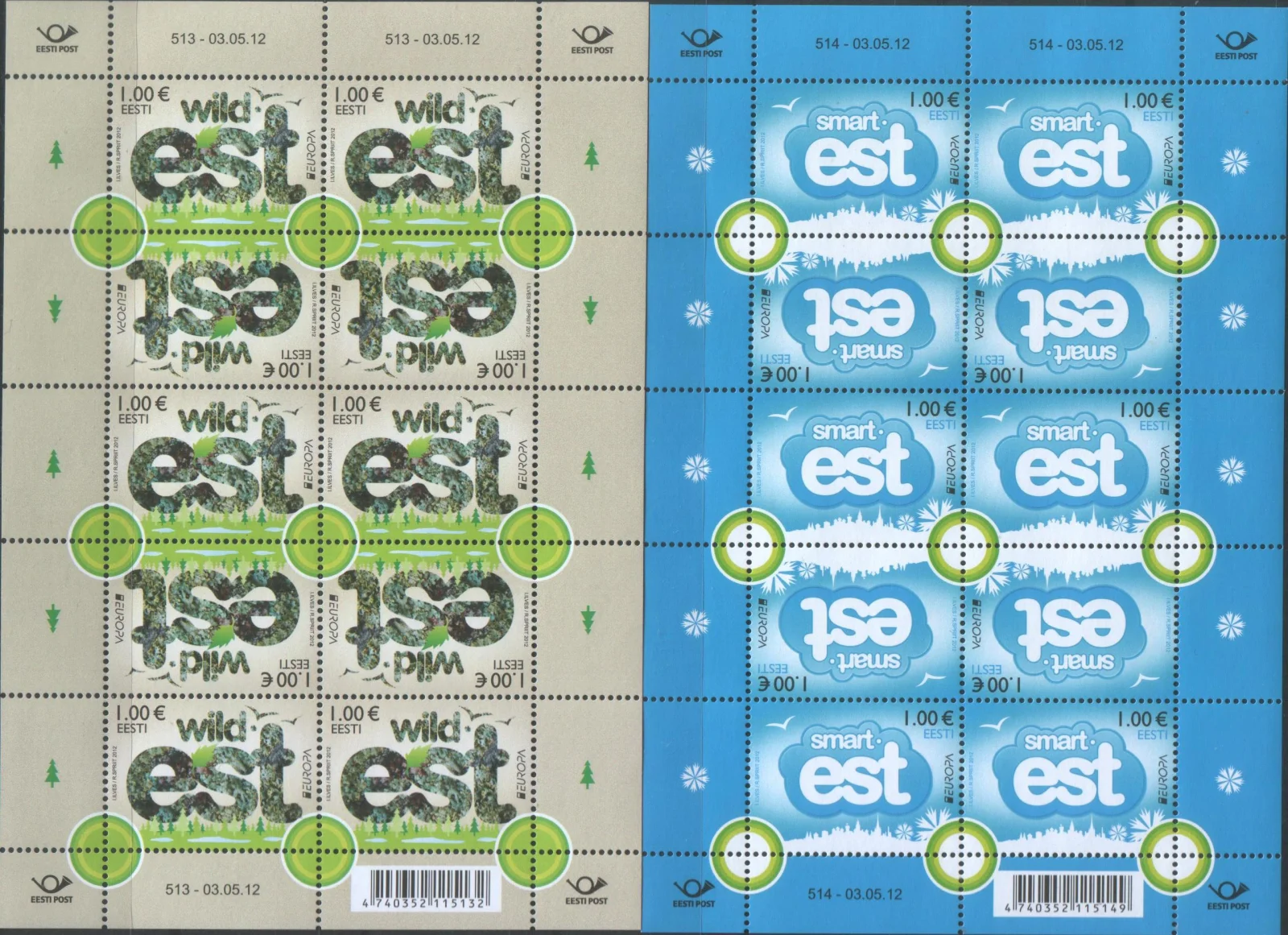Эстония - Европа 2012(2мл).