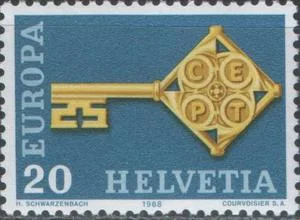 Швейцария - Европа 1968.