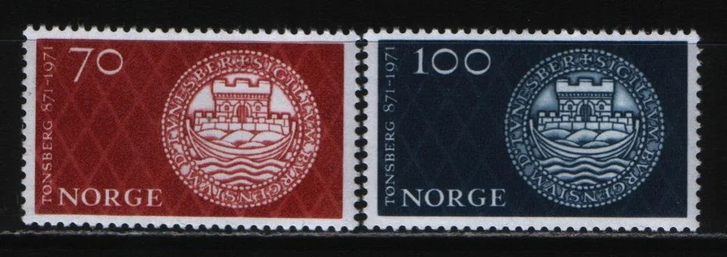 Норвегия - 1100-летие Тёнсберга(1971).