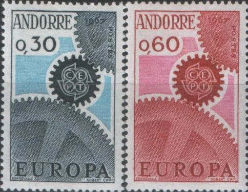 Андорра(Фр) - Европа 1967.