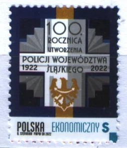 Польша - 100 лет со дня основания Силезской воеводской полиции(2022).