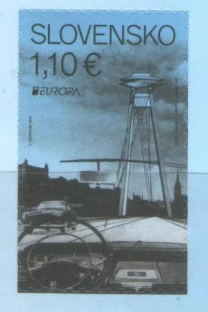 Словакия - Европа 2018. Самоклейка.