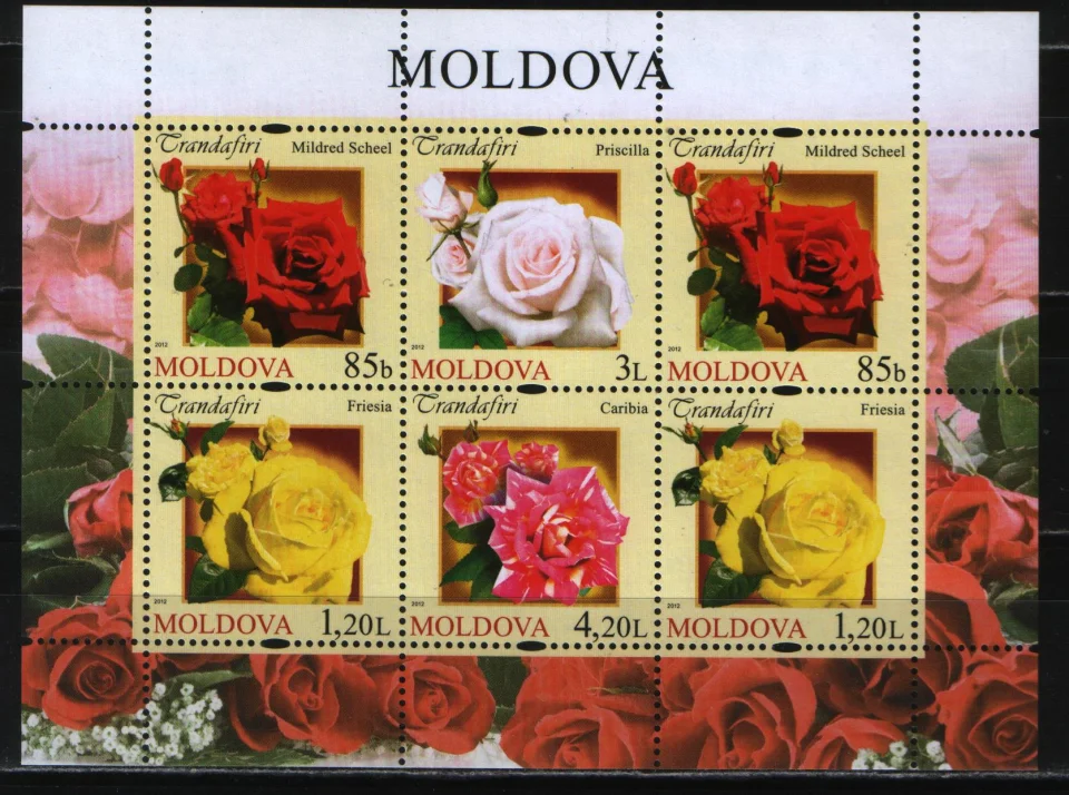Молдова - Розы. Блок(2012).