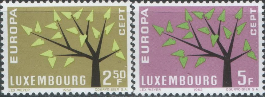 Люксембург - Европа 1962.