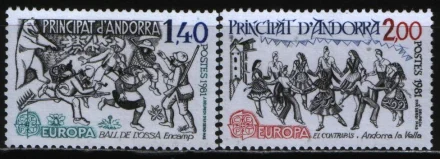 Андорра(Фр) - Европа 1981.