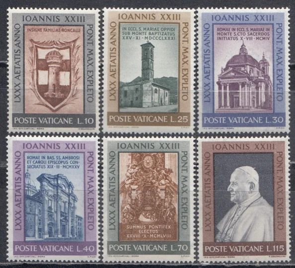 Ватикан - 80-летие Папы Иоанна XXIII(1961).