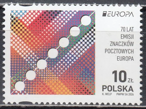 Польша - Европа СЕПТ 2026. 70 летие маркам Europa CEPT.