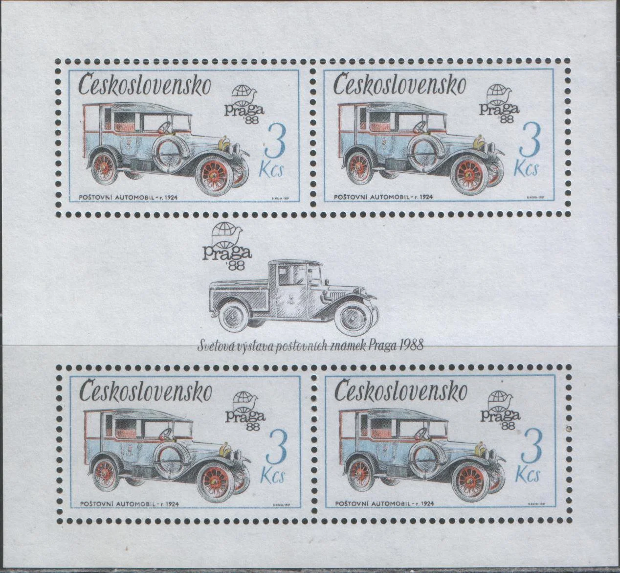Чехословакия - Автомобиль(1987).