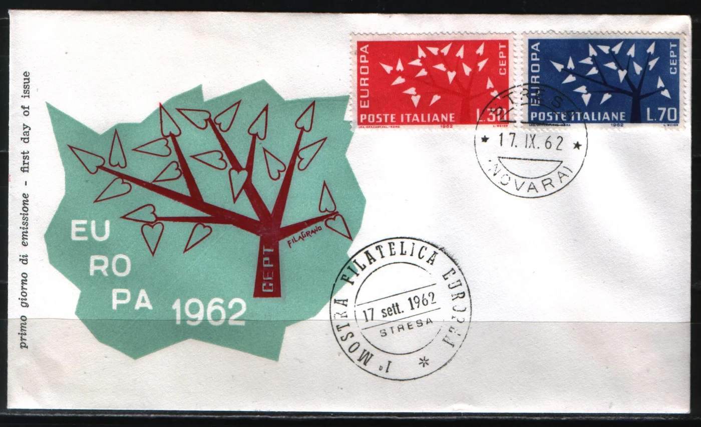 Италия - КПД. Европа-СЕПТ 1962.