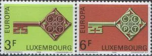 Люксембург - Европа 1968.