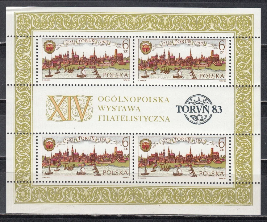 Польша - Филвыставка "TORUN'83". Блок.