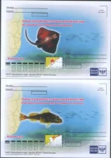 Россия - Рыбы Дальневосточных морей России. 4 ПК. 2018(7).