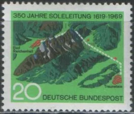 Германия - 350 лет рассольному трубопроводу(1969).