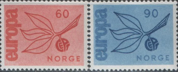 Норвегия - Европа 1965.
