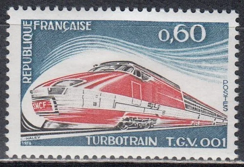 Франция - Турбопоезд(1974).