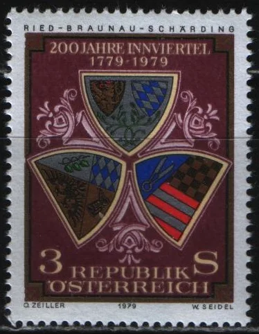 Австрия - 200 лет Иннфиртелю(1979).