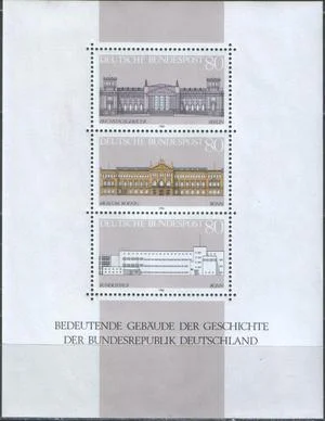 Германия - Важные исторические здания ФРГ(1986).