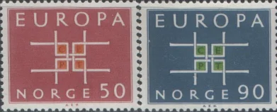 Норвегия - Европа 1963.