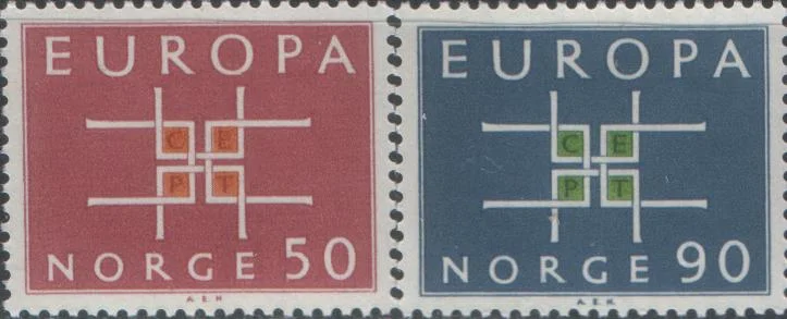 Норвегия - Европа 1963.