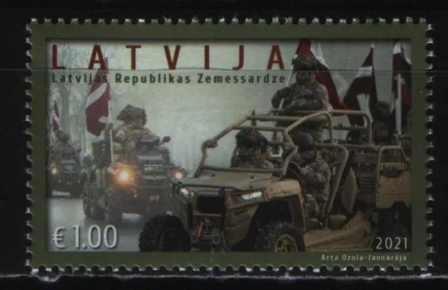 Латвия - Национальная гвардия(2021).