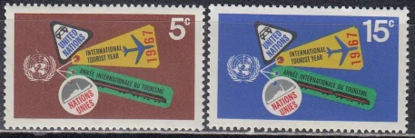 ООН(Нью-Йорк) - Международный год туриста(1967).