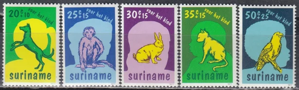 Суринам - Защита детей - Домашние животные(1977).