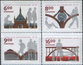 Дания - 100 лет железнодорожному вокзалу Копенгагена(2011).
