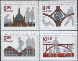 Дания - 100 лет железнодорожному вокзалу Копенгагена(2011).