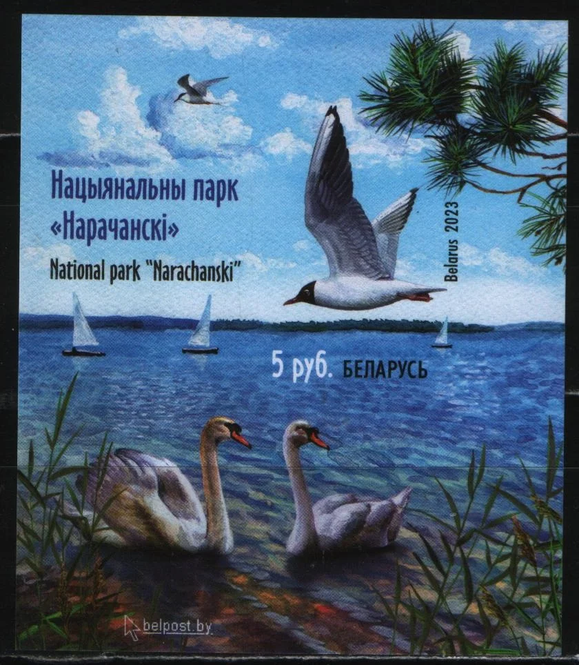 Беларусь - Национальный парк "Нарочинский". Без зубцов(2023)
