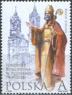 Польша - 1000-летие Епископства в Познани(2018).