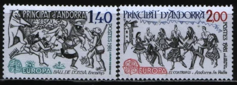 Андорра(Фр) - Европа 1981.