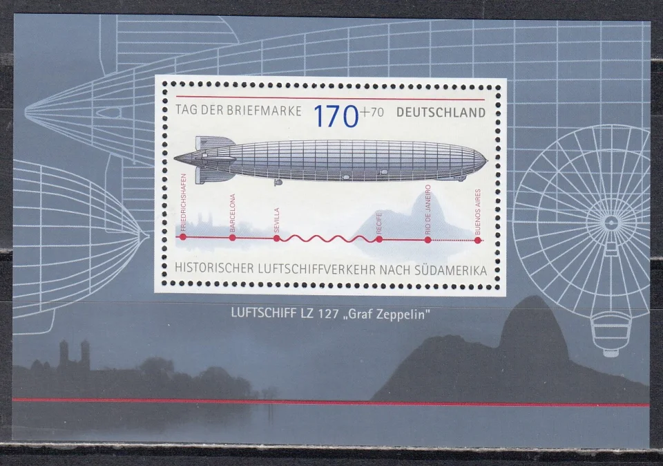 Германия - «Граф Цеппелин» (LZ 127 Graf Zeppelin) — пассажирский дирижабль(2007).