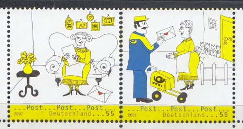 Германия - Работа почты в мультфильмах(2007).
