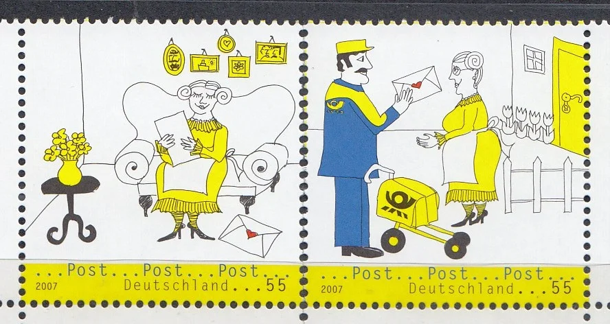 Германия - Работа почты в мультфильмах(2007).